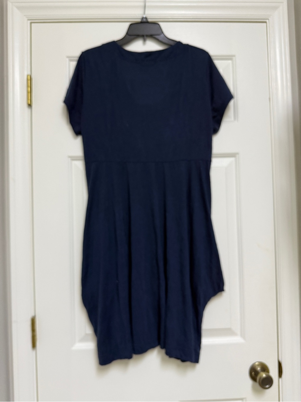 Apt. 9 Navy Dress With Sleeveless Open-Front Layering Duster View 3